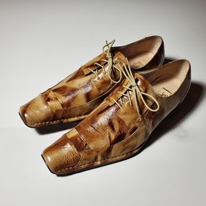 Giovanni Express Square Toe Leather shoes